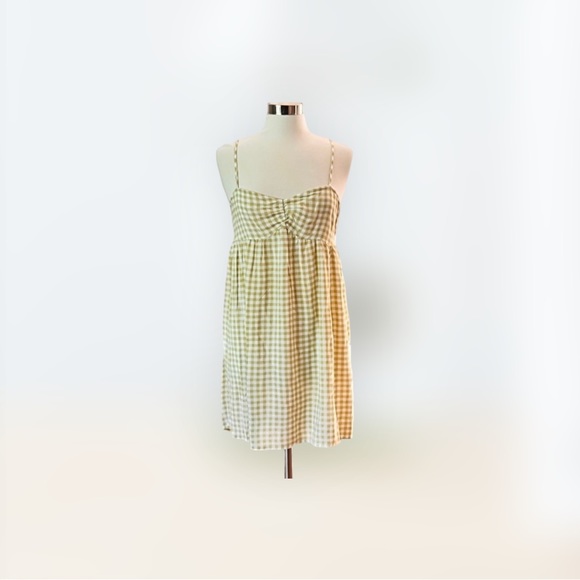 SO Dresses & Skirts - 🆕 SO Sz XXL Green Checked Plaid Open Back Dress
